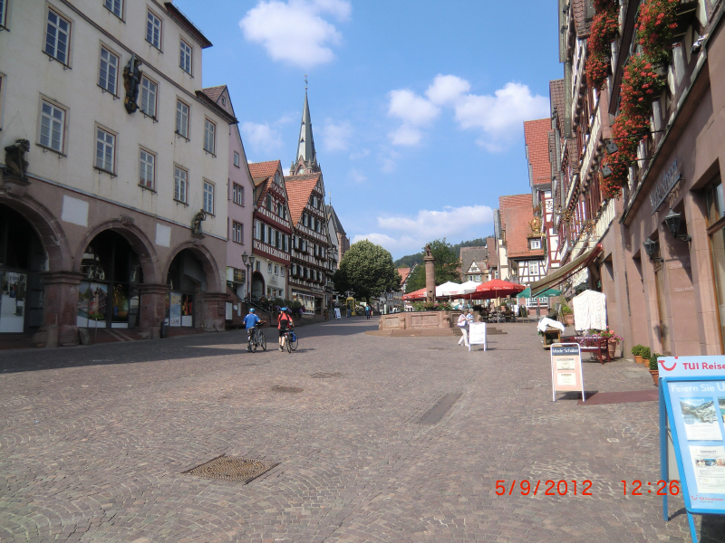 0006+Calw-Bad Liebenzell+Marktplatz Calw