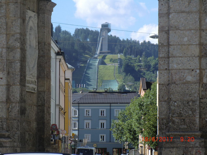 Innsbruck+0068+Triumphpforte u Sprungschanze