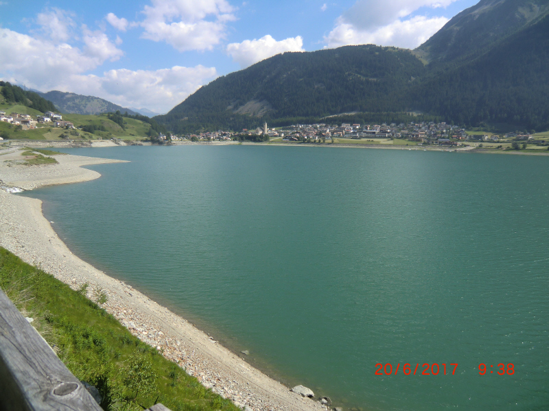 Reschen+0113+Reschensee mit Reschen
